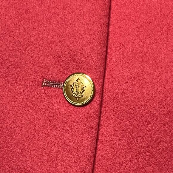 Pietrafesa for Studio 121 Size 10 Dusty Pink Camel Hair Blazer 3 Button Jacket - Picture 5 of 16